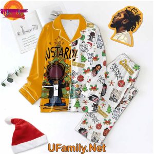 Kendrick Lamar Mustard Pajama Set For Family