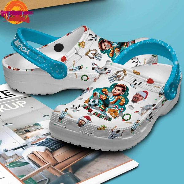 Lionel Messi Christmas Crocs – Custom Name