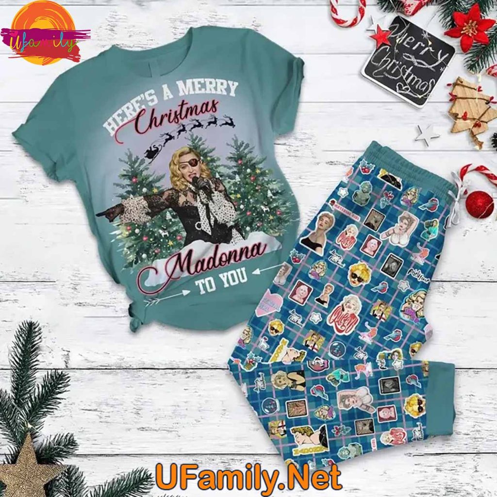 Madonna T-Shirt Pajama Set - Perfect Christmas Gift