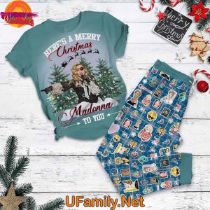 Madonna T Shirt Pajama Set Perfect Christmas Gift 1