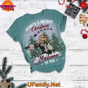 Madonna T Shirt Pajama Set Perfect Christmas Gift 2