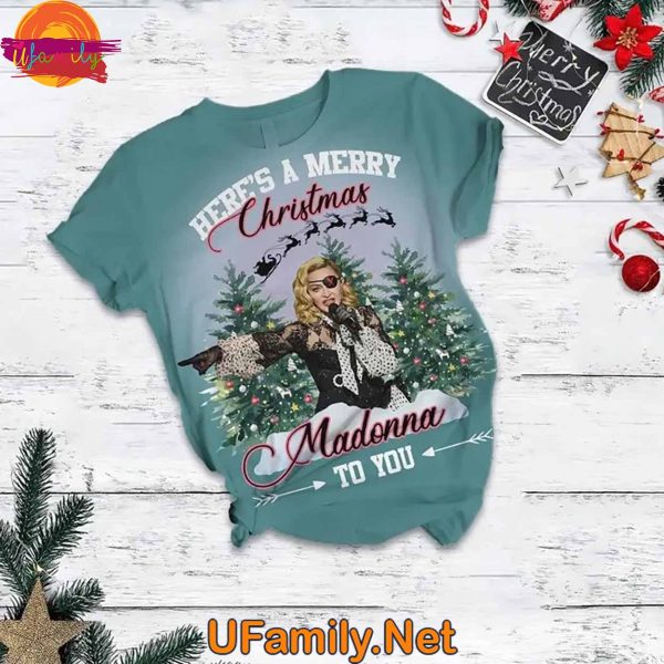 Madonna T-Shirt Pajama Set – Perfect Christmas Gift