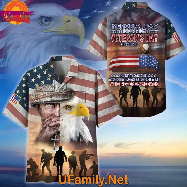 Memorial Day Is For Them US Veteran Hawaii Shirt