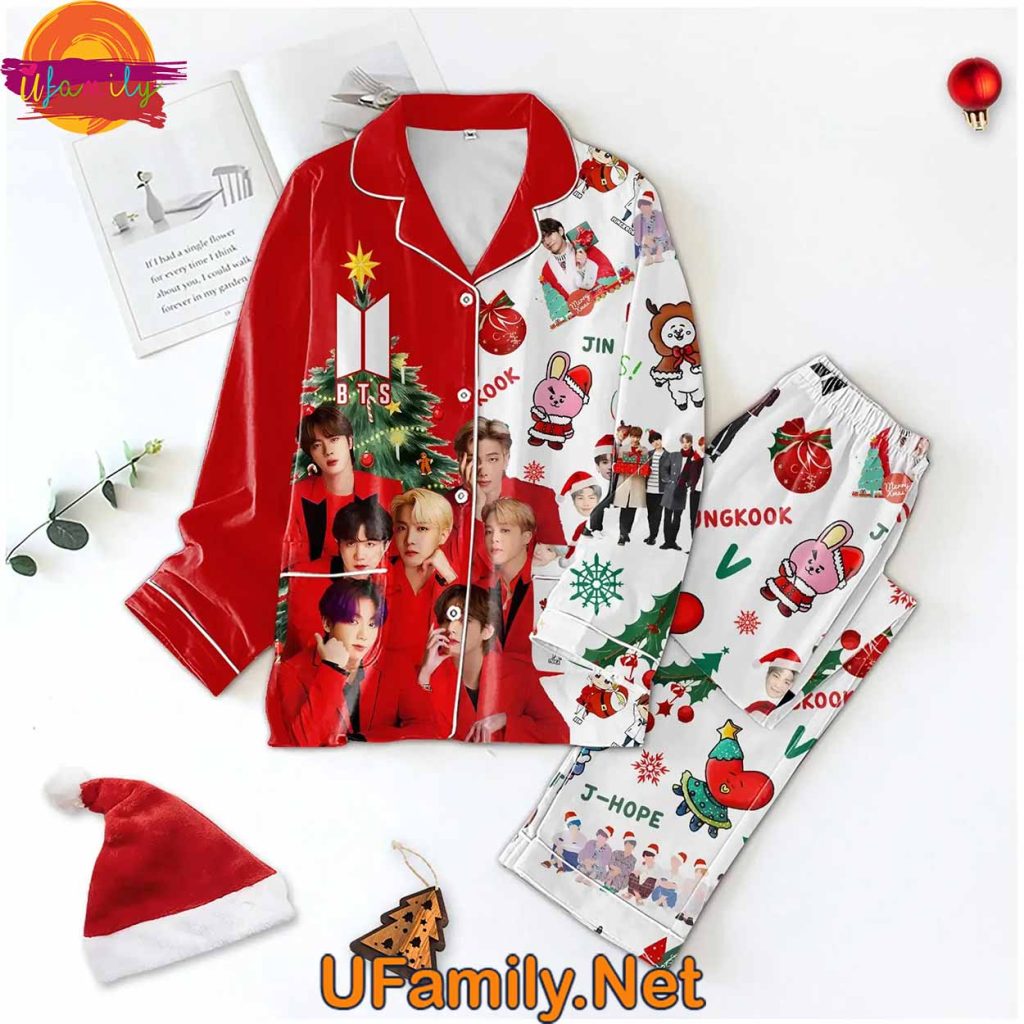 Merry Christmas BTS Pajama Set For Family