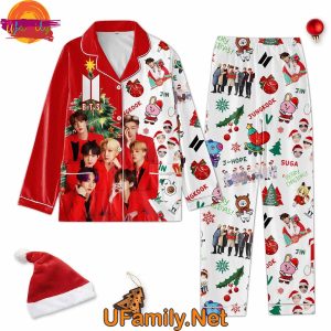 Merry Christmas BTS Pajama Set For Family 2