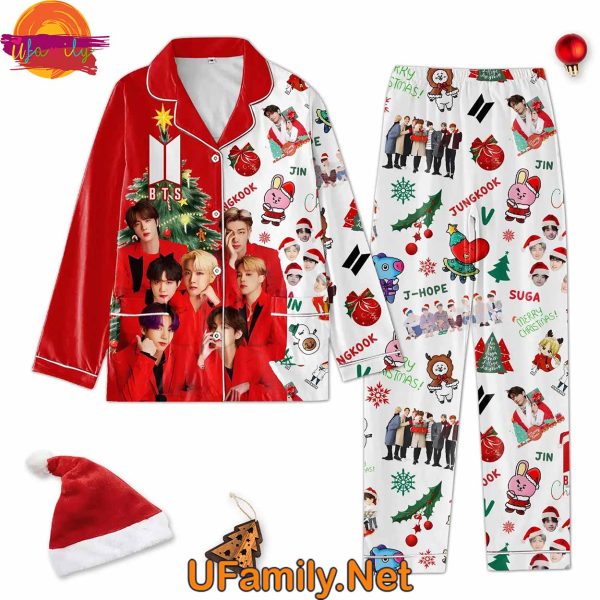 Merry Christmas BTS Pajama Set For Family