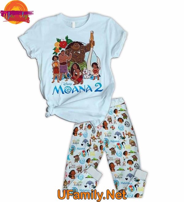 Moana 2 T-Shirt Pajama Set