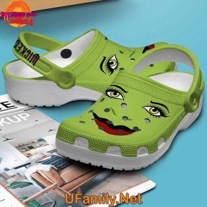 Movie Wicked Face Green Crocs Clogs 3