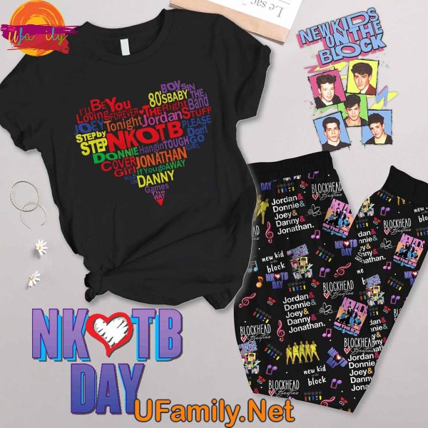 New Kids On The Block Day T Shirt Pajama Set