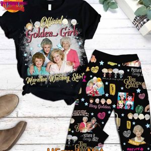 Official The Golden Girls Marathon Watching Shirt Pajamas 1