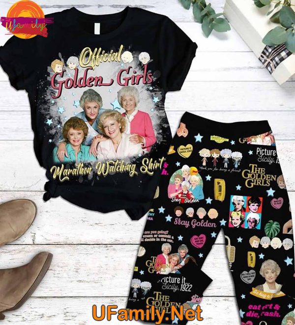 Official The Golden Girls Marathon Watching Shirt Pajamas