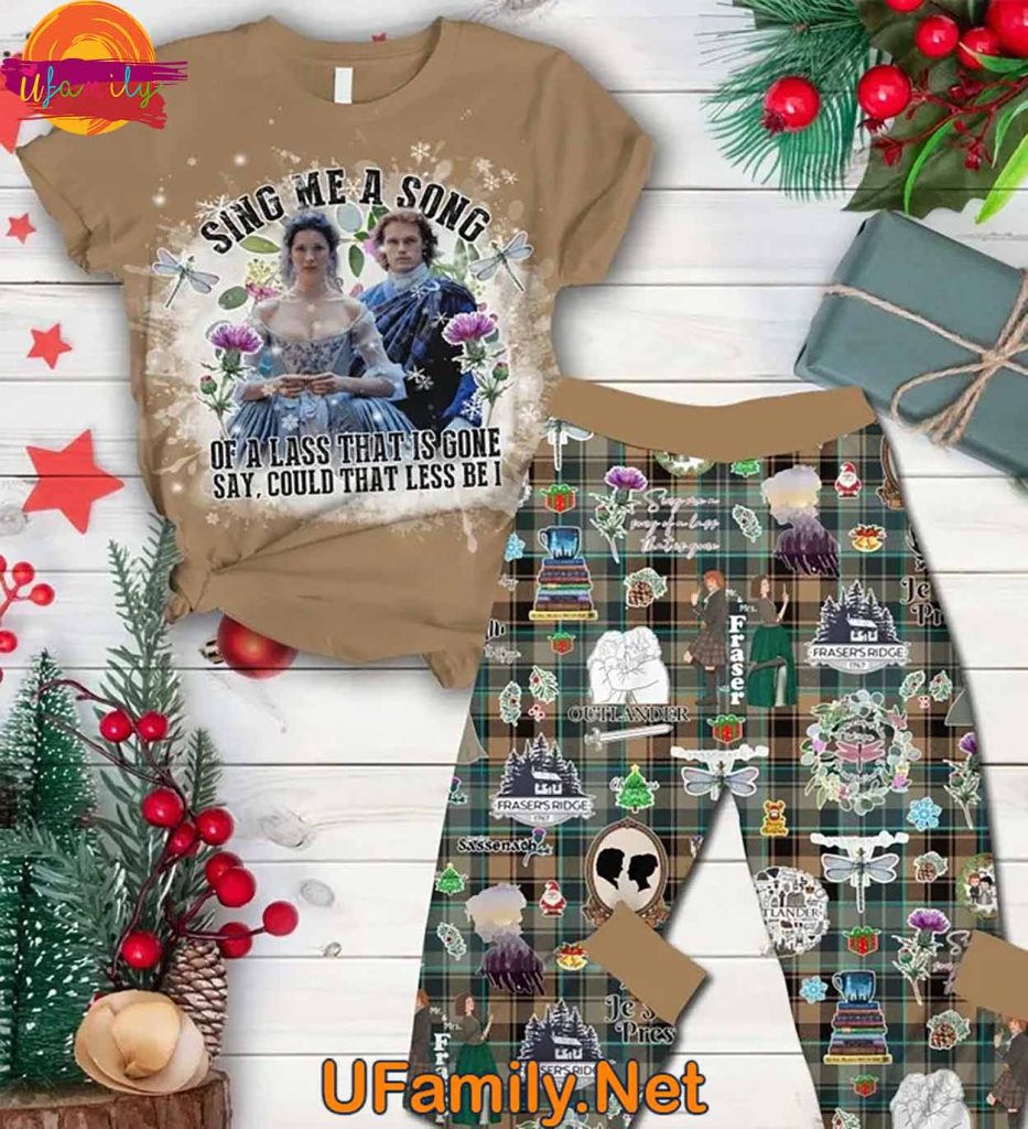 Outlander The Skye Boat Song T Shirt Pajama Set