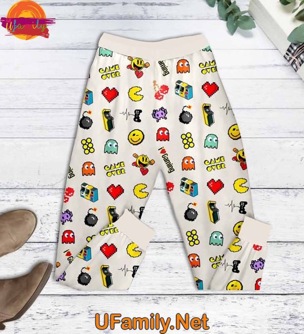 Pac-Man T Shirt Pajamas Set