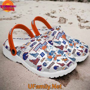 Personalized Boise State Football Crocs Shoes 3