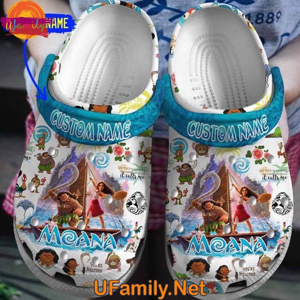 Personalized Moana 2 Clogs Crocs