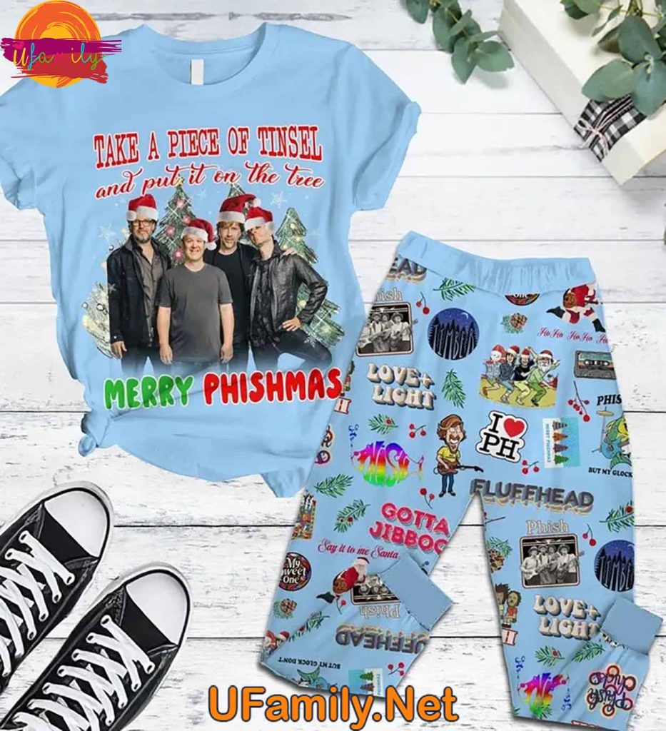 Phish Christmas​ T Shirt Pajama Set