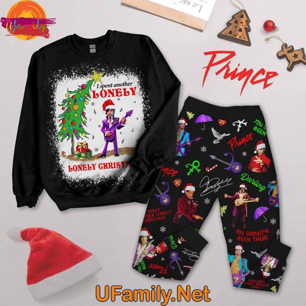 Prince Another Lonely Christmas Long Sleeve Pajamas