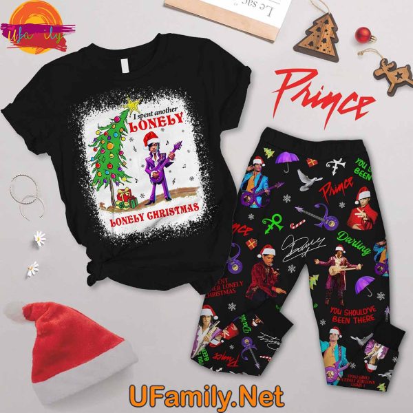 Prince Another Lonely Christmas T Shirt Pajama Set