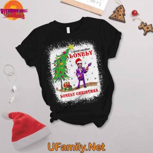 Prince Another Lonely Christmas T Shirt Pajama Set 2