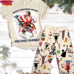 Rocky Balboa T Shirt Pajama Set