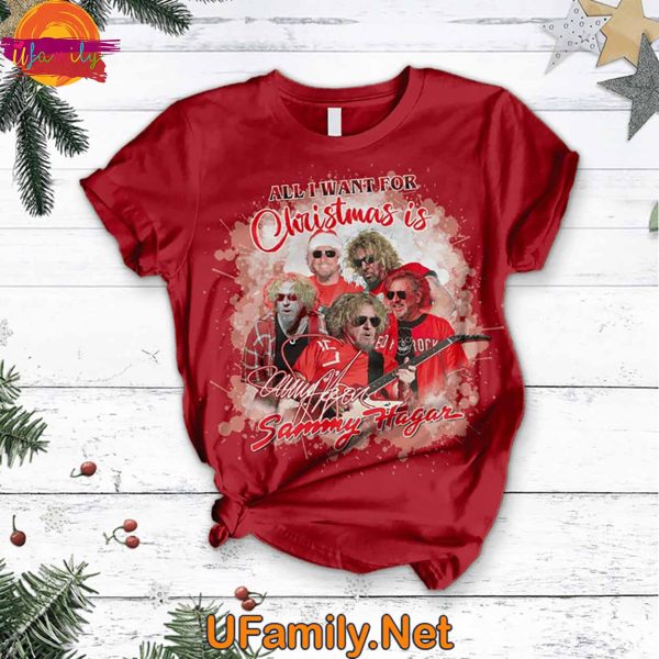 Sammy Hagar Christmas T Shirt Pajama Set