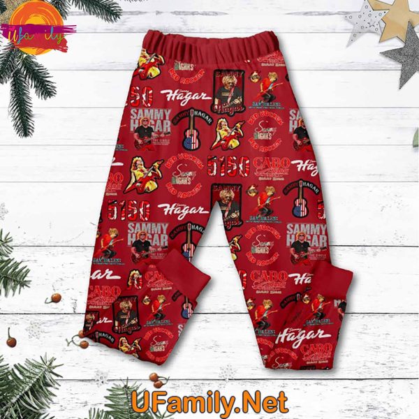 Sammy Hagar Christmas T Shirt Pajama Set