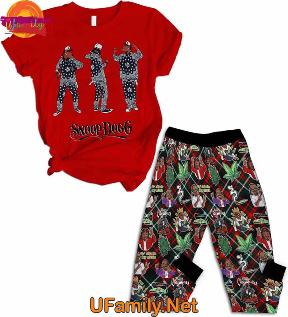 Snoop Dogg LA Hip Hop T Shirt Pajama Set