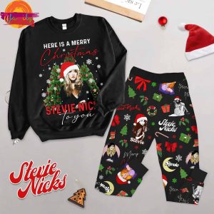 Stevie Nicks Christmas Long Sleeve Pajama Set