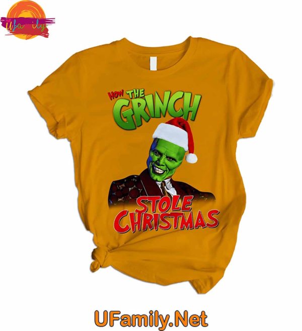 The Mask How The Grinch Stole Christmas T Shirt Pajamas Set