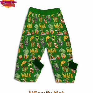 The Mask How The Grinch Stole Christmas T Shirt Pajamas Set 3