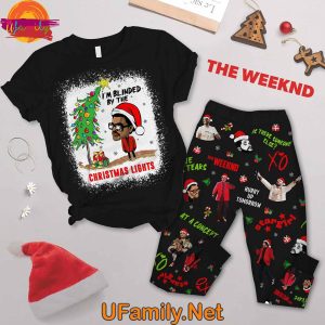 The Weeknd Christmas T Shirt Pajama 1