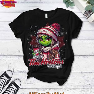 Tim Hortons Girl Grinch T Shirt Pajamas Set