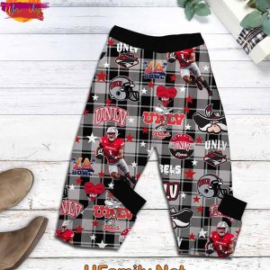 UNLV Rebels Win With The LA Bowl T Shirt Pajamas Set 3