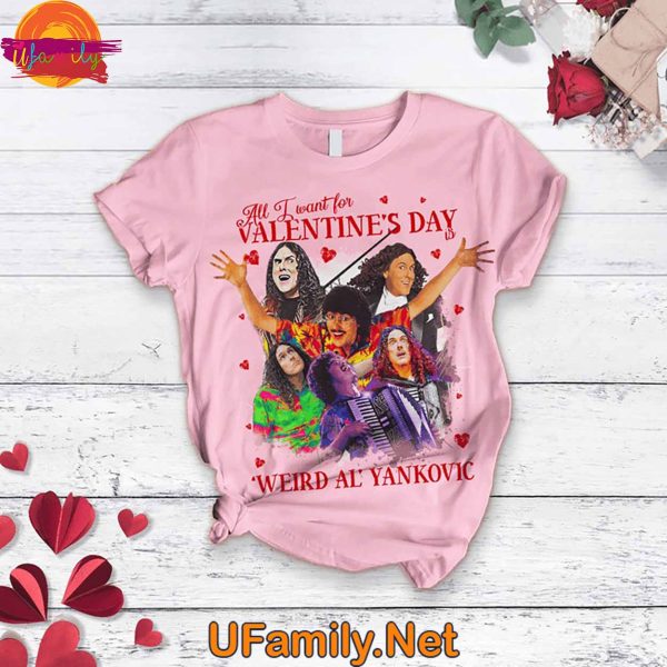 Weird Al Yankovic Valentine Day T Shirt Pajama Set