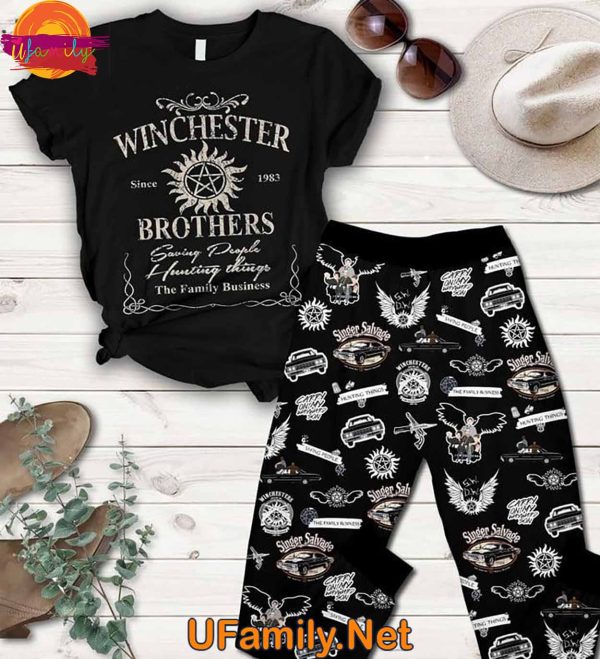 Winchester Brothers Supernatural T-Shirt And Pants Set