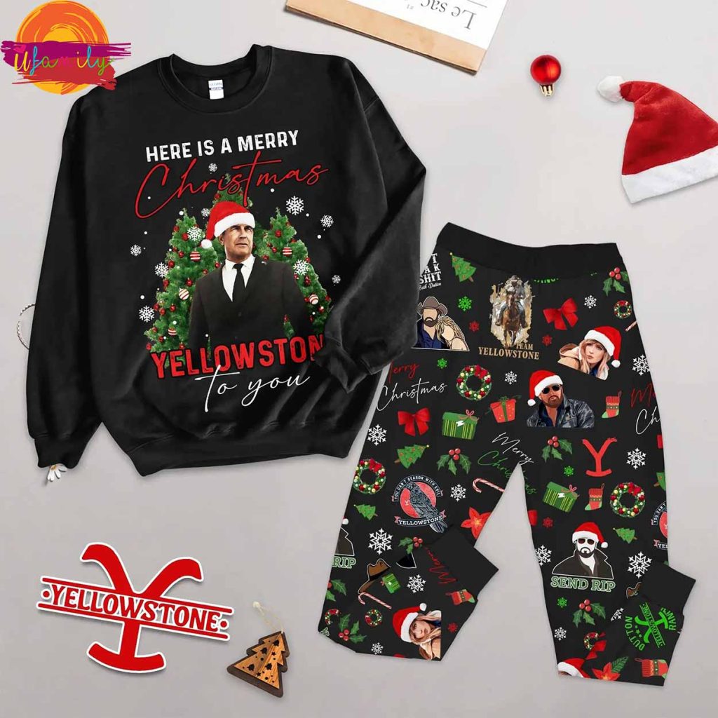 Yellowstone Christmas 2024 Long Sleeve Pajama Set