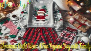 Christmas Outfit Ideas: A Fun Pajama Day with Family